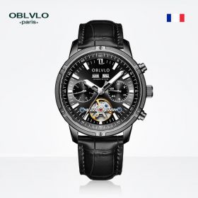 OBLVLO Mens Designer Watches Automatic Tourbillon Watches For Men CM-T-BBBL