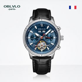 OBLVLO Mens Designer Watches Automatic Tourbillon Watches For Men CM-T-YLB
