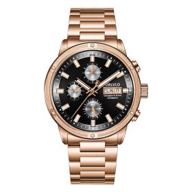 OBLVLO CM Series Mens Designer Watches Rose Gold Automatic Watch CM-PBP