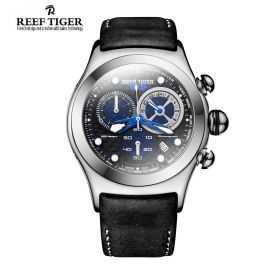 Aurora Dragon Black/Blue Dial Steel Case Quartz Watch