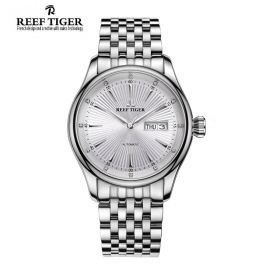 Classic Heritage II White Dial Steel Automatic Men's Watch